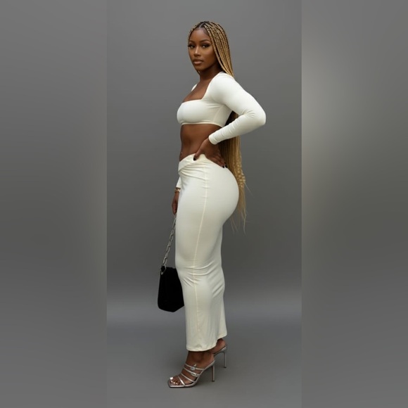 Sexy Skirt Womenswear Lady Comfort Basic Spandex Long Sleeve Comfortable - Picture 4 of 9